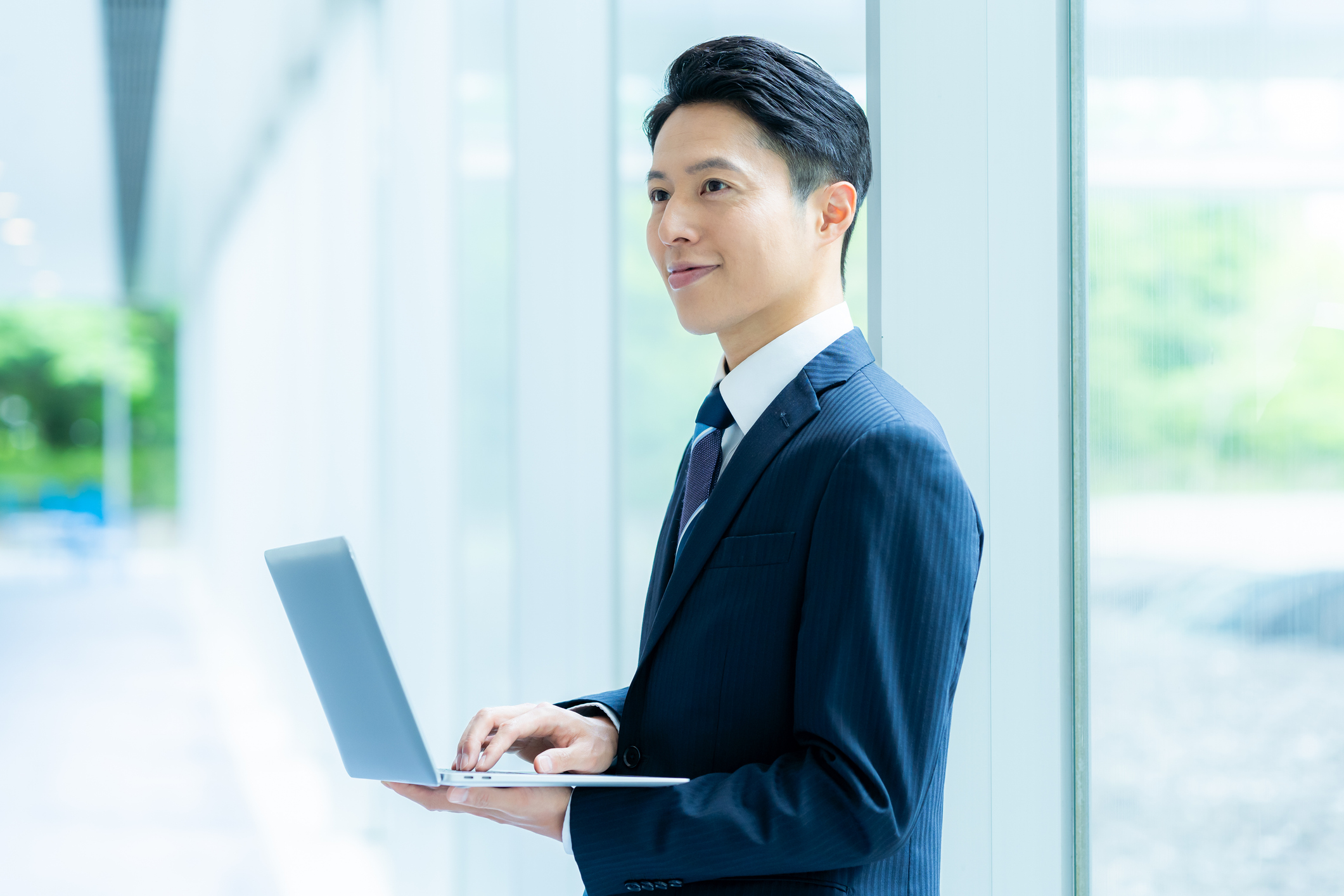 business person working in office
